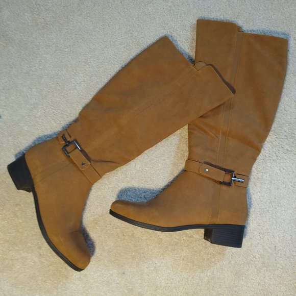 Womens Brown Size 8 Nautica boots with heel - Picture 1 of 5